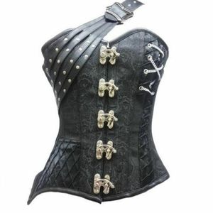 Black Steampunk Corset size 30